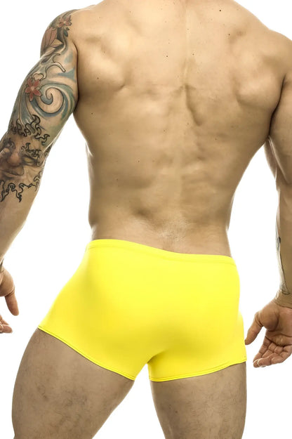 Justin simon xsj08 classic bright yellow athletic briefs designed for comfort and active wear