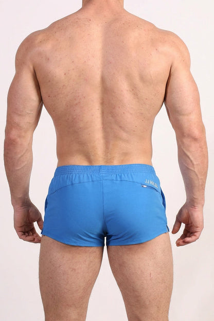 JJ Malibu Men's Stretch-It 2" Short Shorts - True Blue