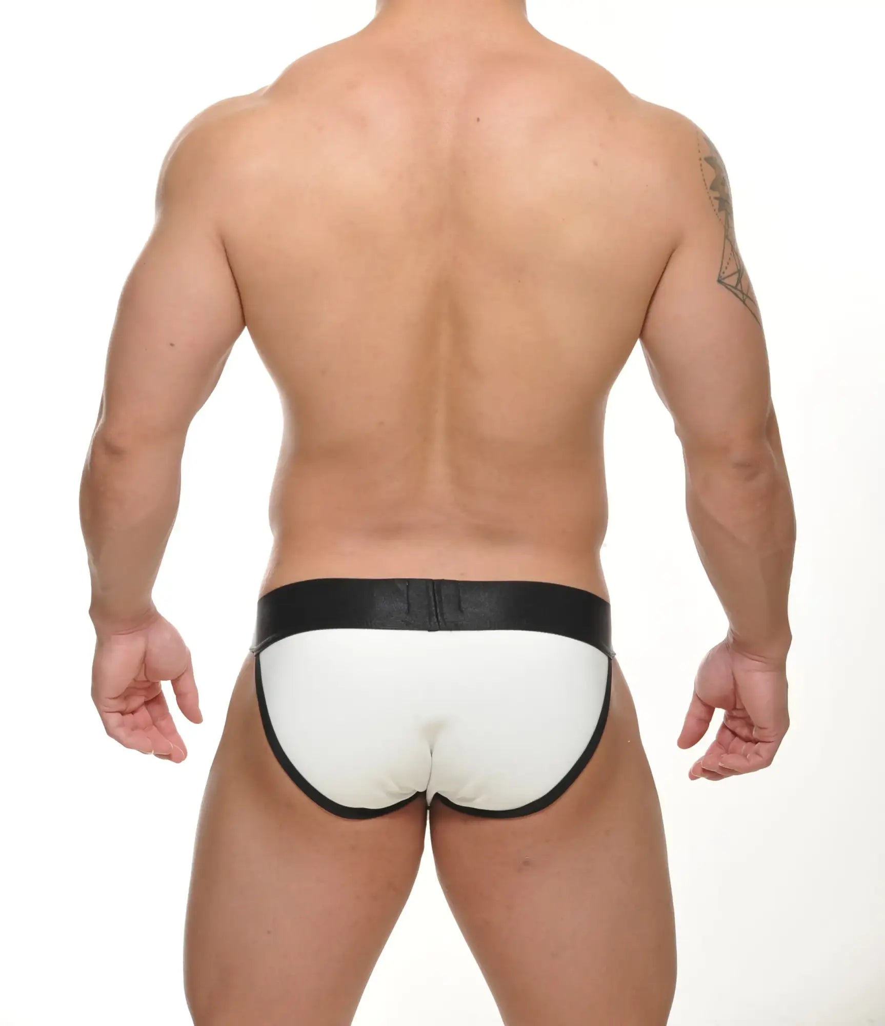 Kody brief white and black briefs with a sleek minimalist design made from soft breathable fabric for everyday comfort