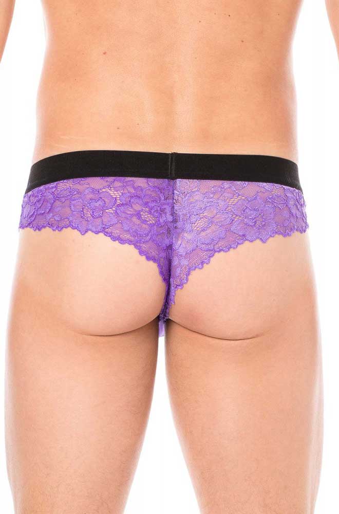 Lookme String en dentelle Violet 2006-57 Taille L