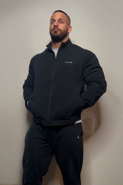 Jed North Men's Premium Athletic Training Jacket - Black