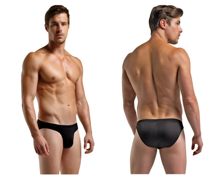 Black magic silk 6606 silk briefs with smooth form fitting design for comfortable everyday wear