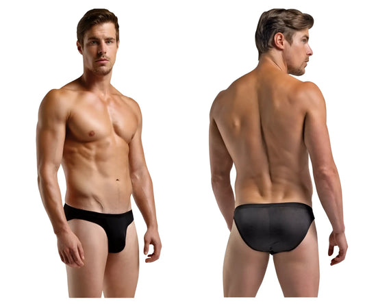 Black magic silk 6606 silk briefs with smooth form fitting design for comfortable everyday wear