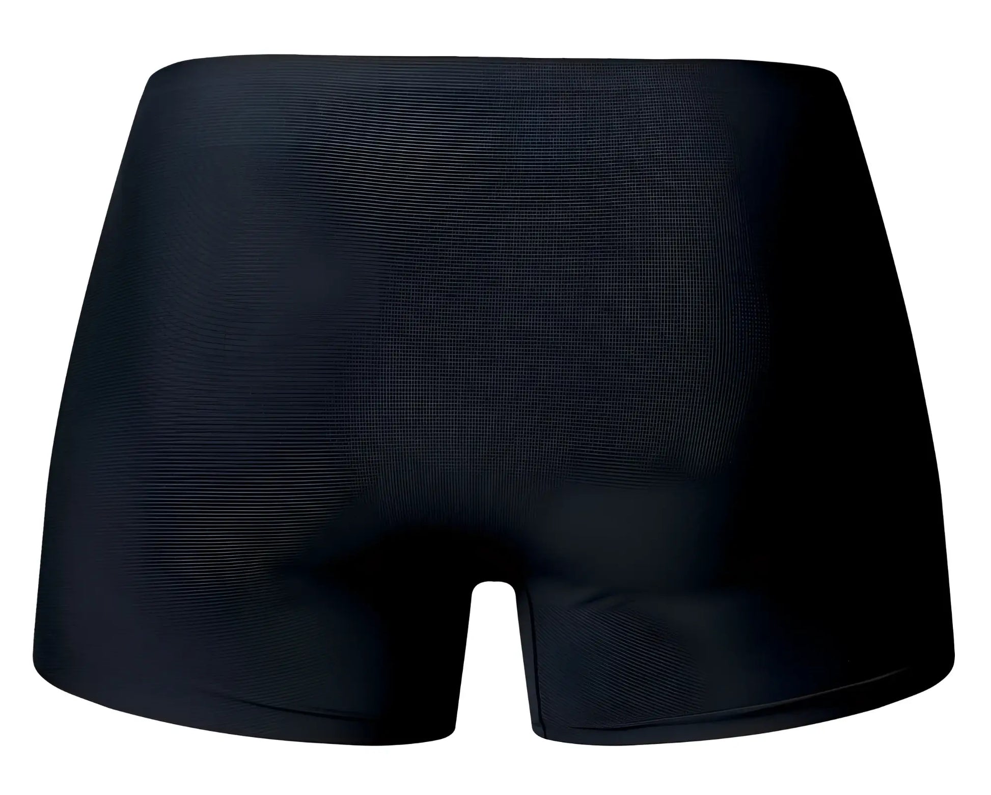 Male power 154-300 hot mesh pouch short black red high-waisted ribbed boxer briefs with smooth texture