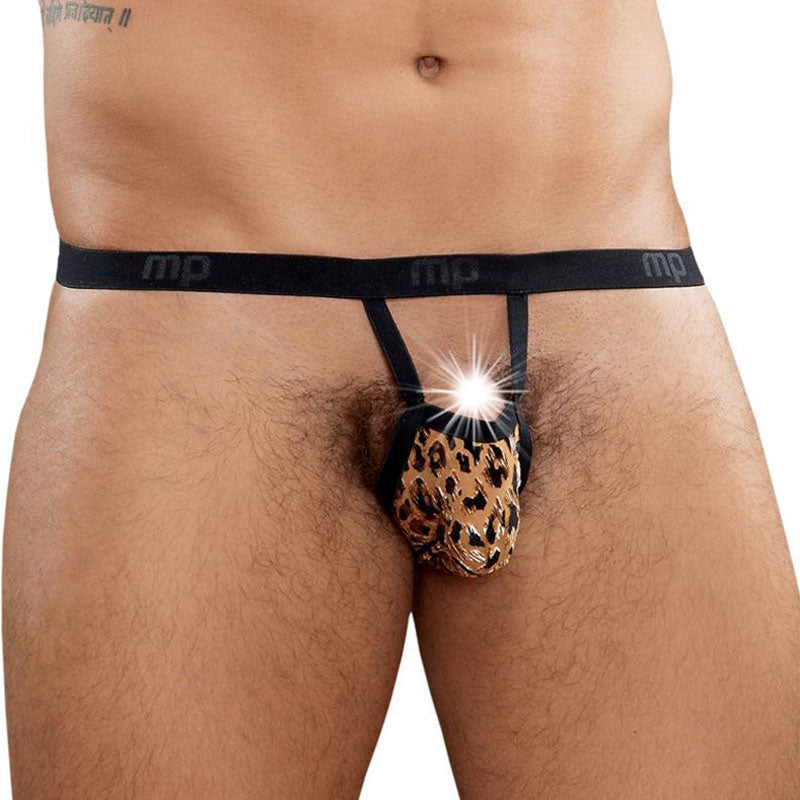 String découpé à motif animal de puissance pour homme 458-184 Taille L/XL