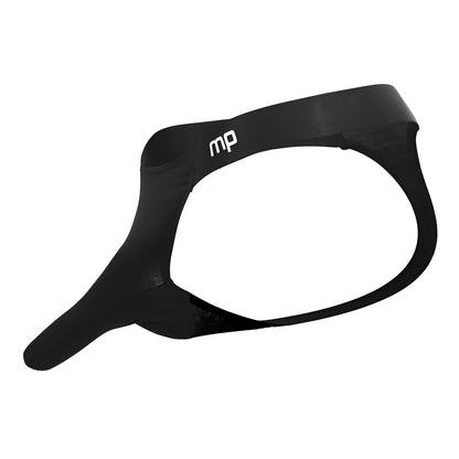 Black male power 462-281 easy breezy thong sleeve briefs with sleek form-fitting design and smooth fabric