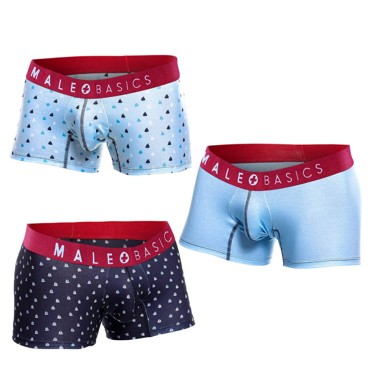 MaleBasics 3-Pack Trunk Boats