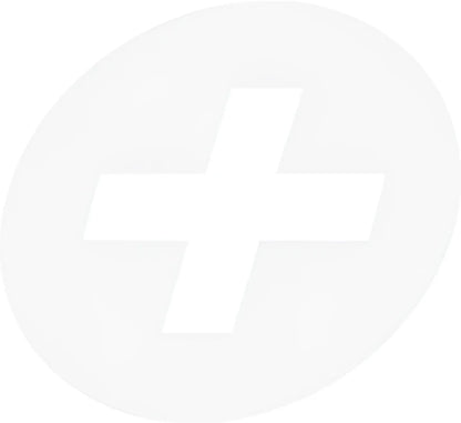 A minimalist white cross emblem within a soft rounded circle on malebasics athletic new hipster boxer brief mb204