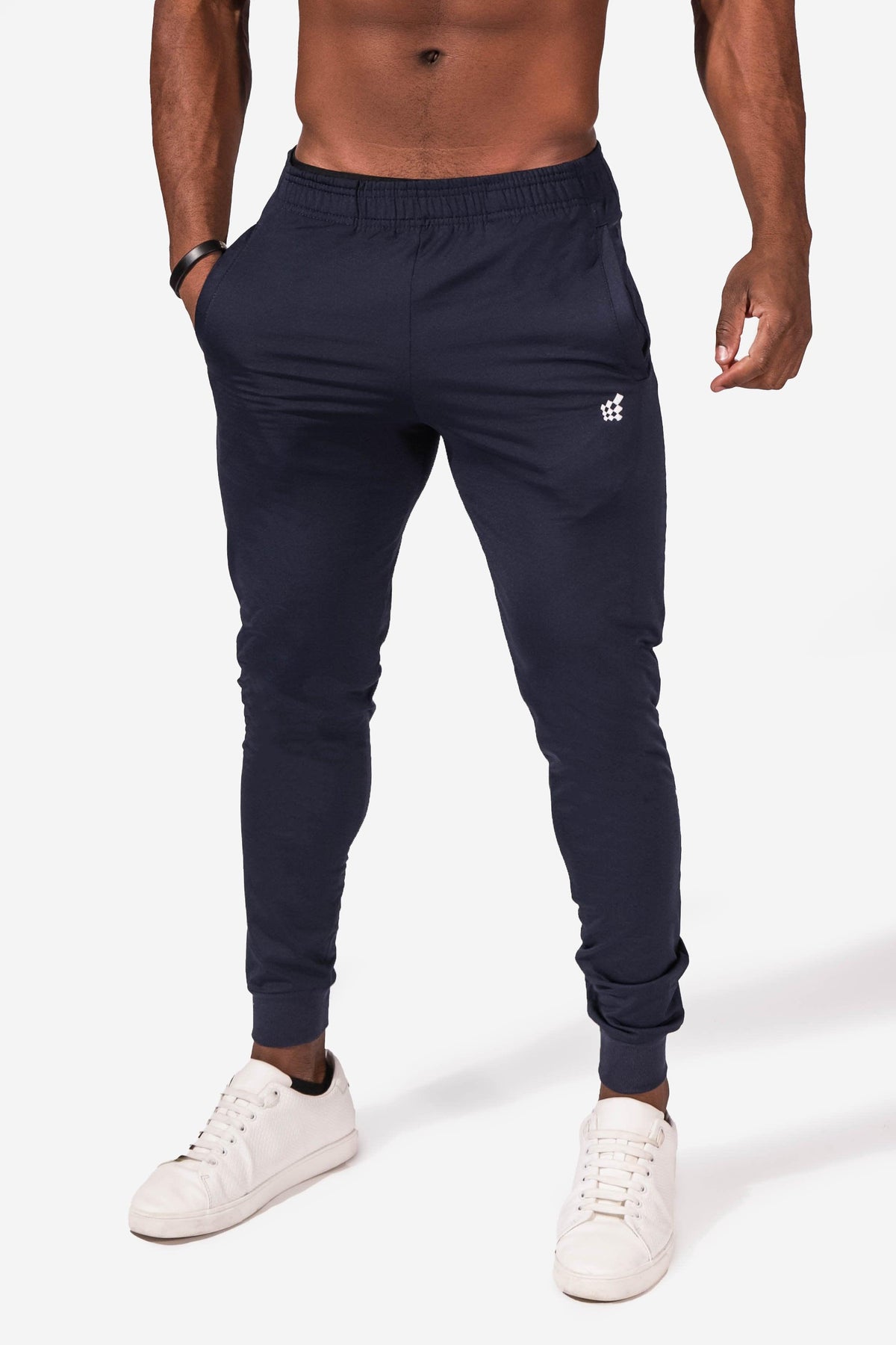 Jed North Men's Matrix Tapered Joggers - Navy