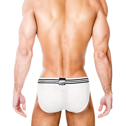 CA-RIO-CA Gostoso White Mesh Slip-Unterwäsche