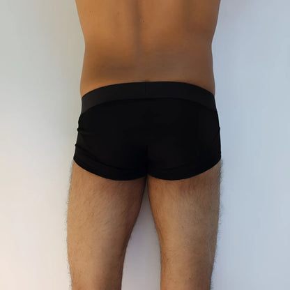 Black mcKillop jagger modal boxer brief underwear size s with smooth form-fitting design