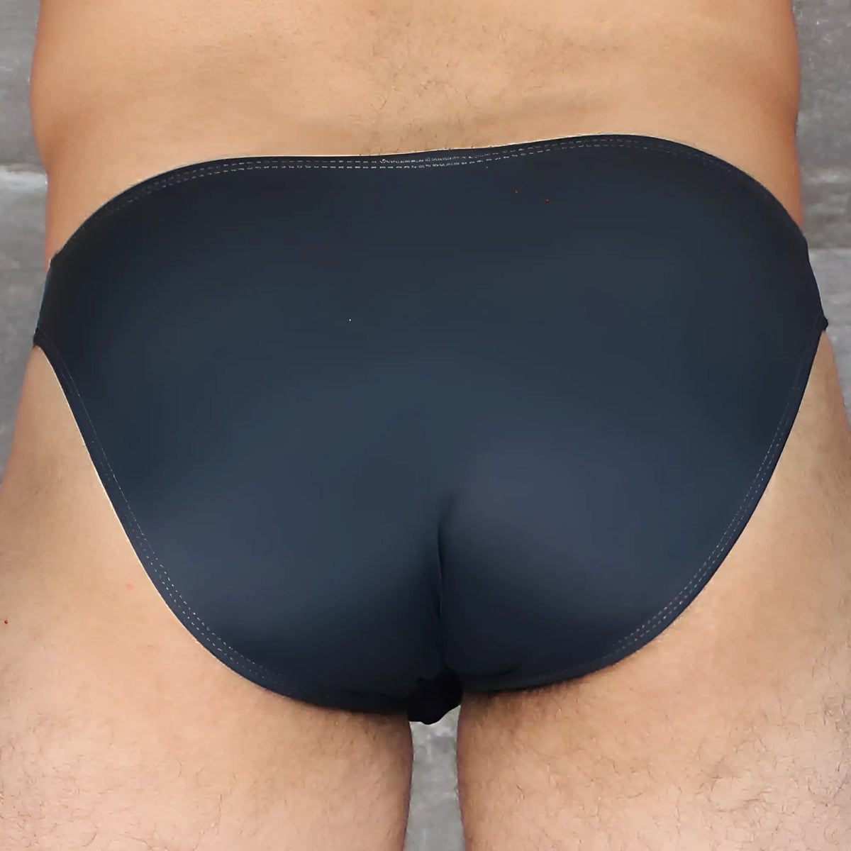 Black mckillop vkds ta2 hoist bikini naked swim trunks with smooth form fitting design and subtle edge stitching
