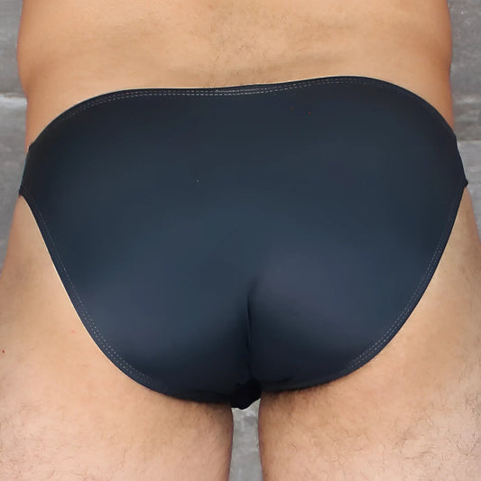 Black mckillop vkds ta2 hoist bikini naked swim trunks with smooth form fitting design and subtle edge stitching