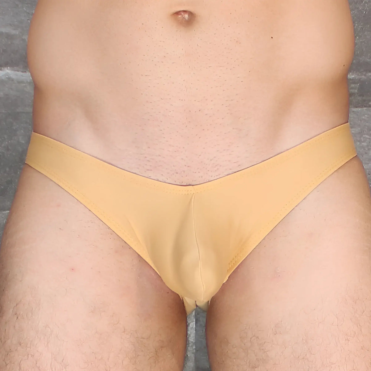 Mckillop vkds ta2 hoist bikini naked mustard yellow seamless briefs with smooth fabric finish