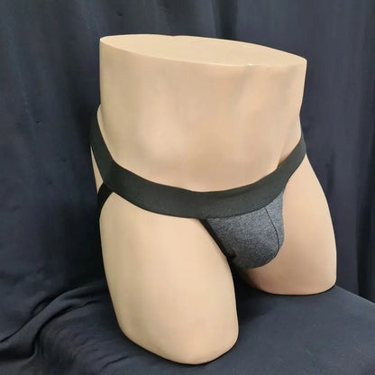 Arroyman Men's Jockstrap Underwear - Black/Dark Grey JK003XL
