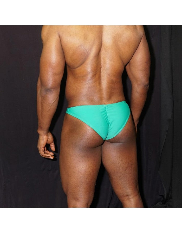 Arroyman Men's Bodybuilding Bikini - Green FSC014S