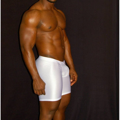 Arroyman Men's Ultra Biker Compression Shorts - White BKR001M