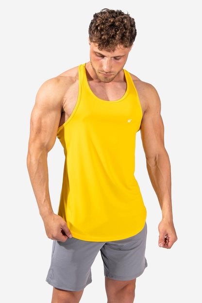 Jed North Men's Fast-Dry Bodybuilding Workout Stringer - Golden