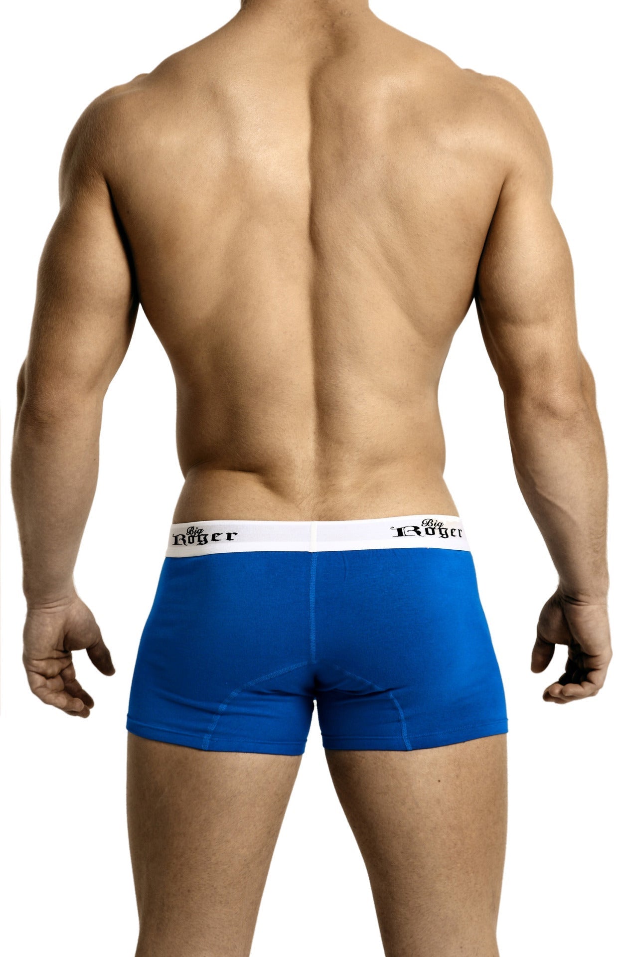 Ajaxx63 Men's Low-Rise Sport Trunk - Grey - Big Roger