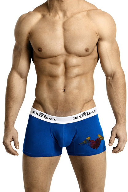 Ajaxx63 Men's Low-Rise Sport Trunk - Grey - Big Roger