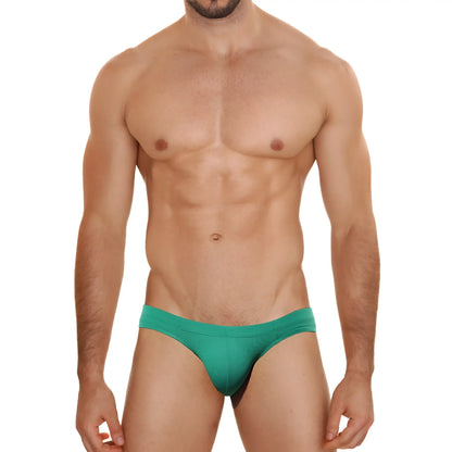 MetroMaleWear Aluche bikini green 5043-17 teal briefs with snug form-fitting design for comfortable wear