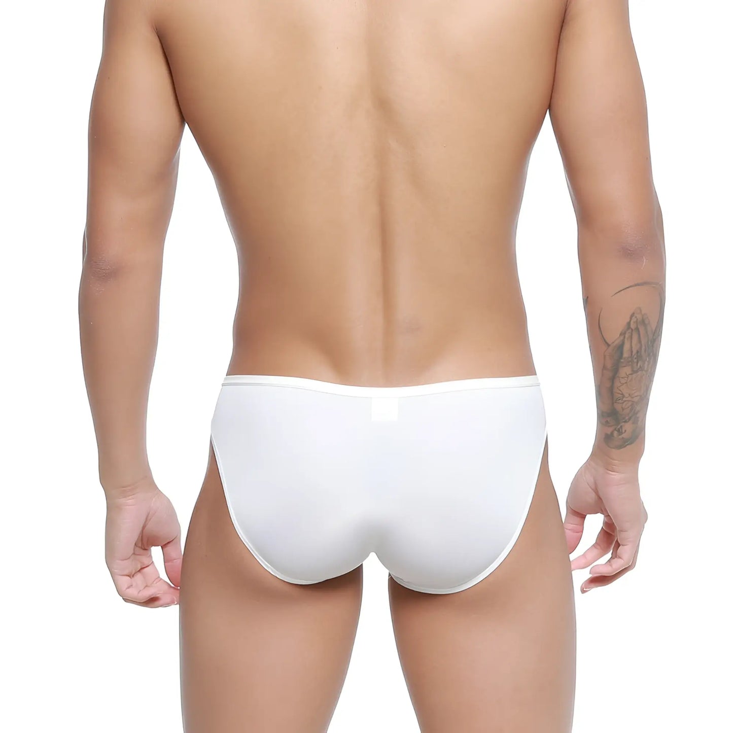 MetroMaleWear arc bikini white 2206-01 white briefs with a smooth form-fitting design for comfortable wear