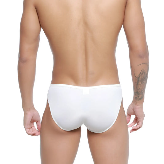 MetroMaleWear arc bikini white 2206-01 white briefs with a smooth form-fitting design for comfortable wear