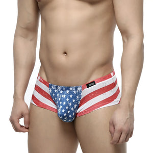 Metro malewear batalla boxer 2125-92 american flag themed men’s briefs with distressed red white and blue design