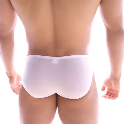 MetroMaleWear Bosillo brief white cotton briefs with smooth fitted design for comfortable everyday wear