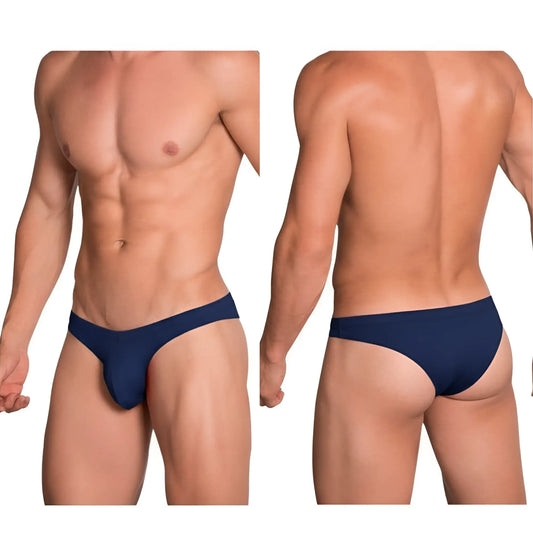 Navy blue metro malewear capri bikini briefs with smooth form-fitting fabric for comfortable daily wear