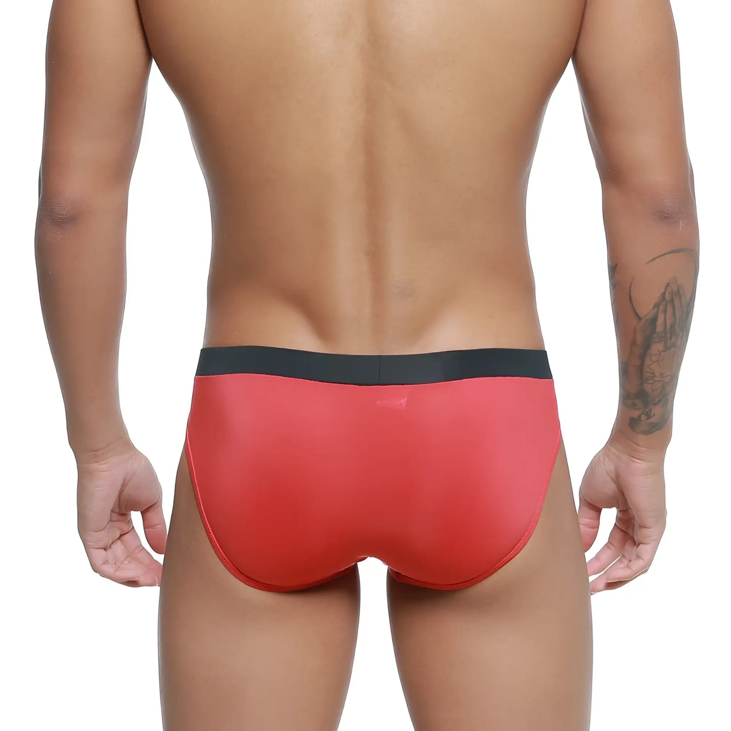 Metro male wear cebolla bikini red 5105-12 red briefs with black waistband for comfortable everyday wear