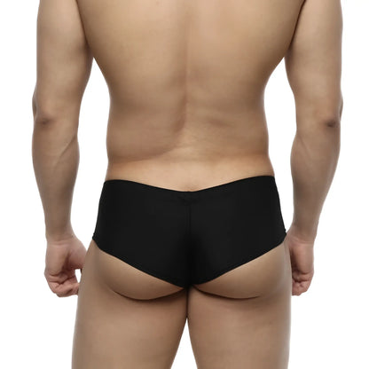 MetroMaleWear cheek black 2028-20 smooth form-fitting black briefs for comfortable everyday wear