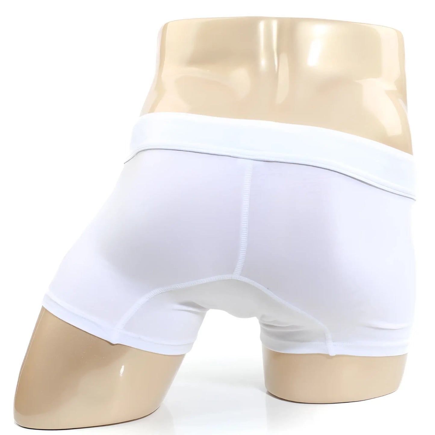 MetroMaleWear Deseo Boxer white briefs with smooth form-fitting design and elastic waistband for comfortable wear