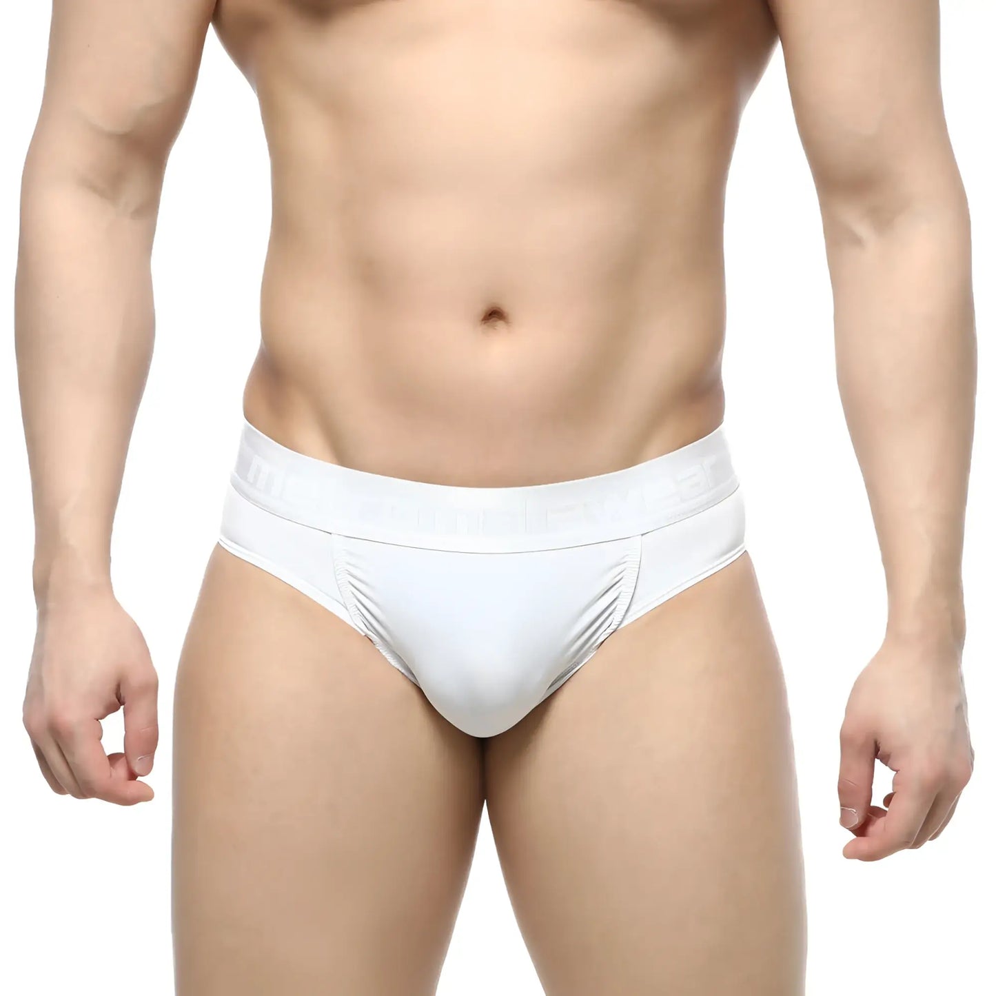 White metro malewear dolce brief 2506-00 with smooth form-fitting design and elastic waistband
