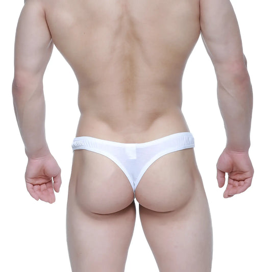 MetroMaleWear Dream Thong White 2002-01 white thong briefs with smooth fit and elastic waistband for comfortable wear