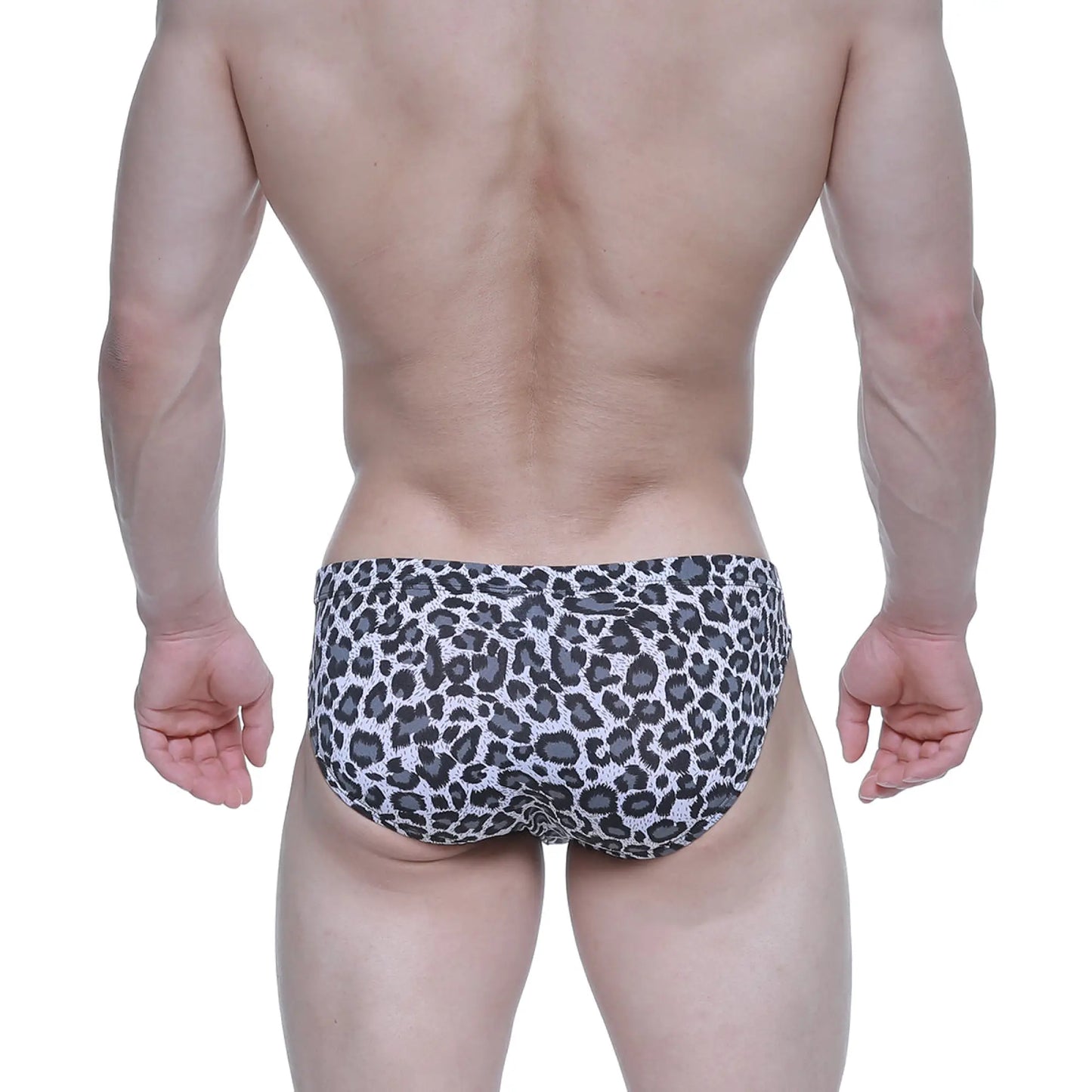 Black and white leopard-print swim trunks metro male wear jaguar bikini 5103-m72 suitable for beachwear