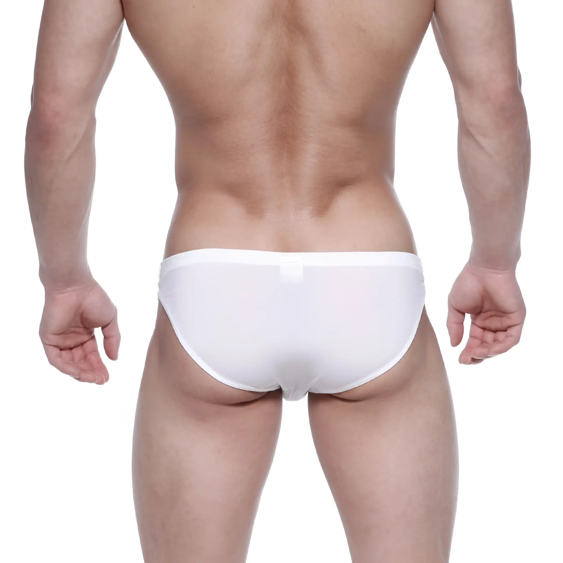 White briefs metro male wear puente bikini rainbow 3603-01 with smooth form-fitting design and comfortable fabric