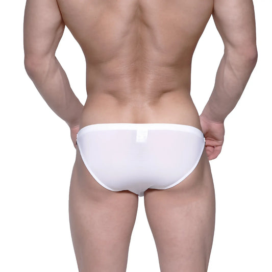 MetroMaleWear SUP Bikini white seamless form-fitting briefs designed for comfort and a smooth fit
