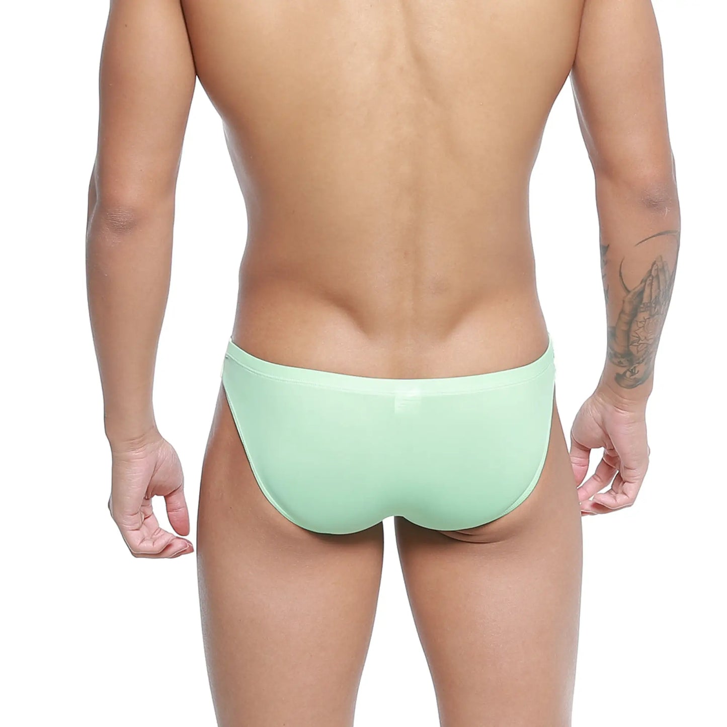 MetroMaleWear Malon bikini green 3603-13 mint green briefs with a smooth form-fitting design for comfortable wear