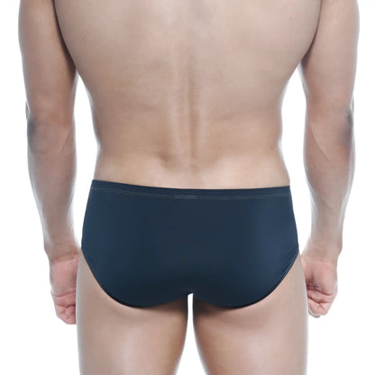 MetroMaleWear Mojito bikini black briefs with smooth form-fitting fabric and subtle stitching on waistband