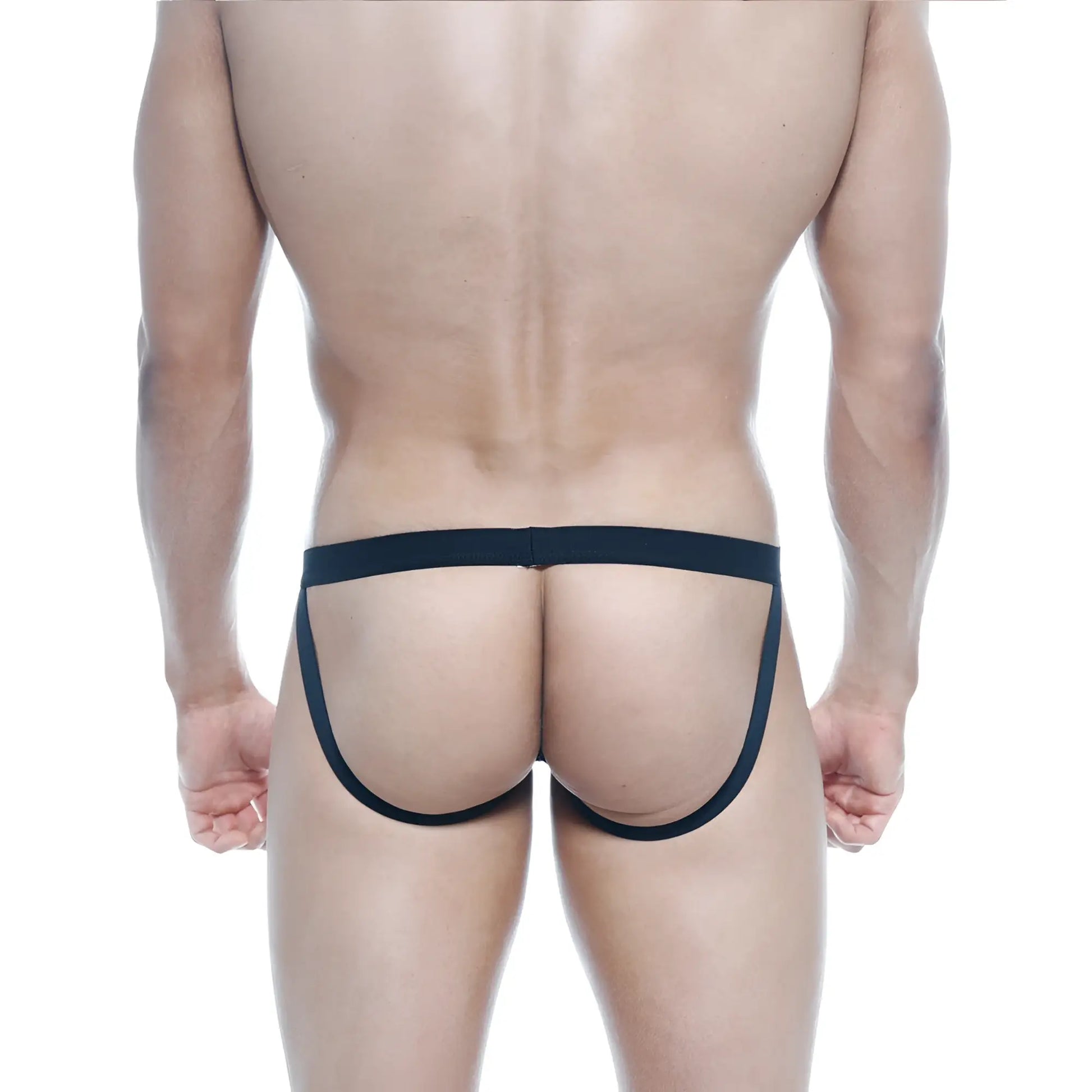 MetroMaleWear Neon Jock Strap 3001-02 black sleek minimalist briefs with smooth elastic waistband for comfortable wear