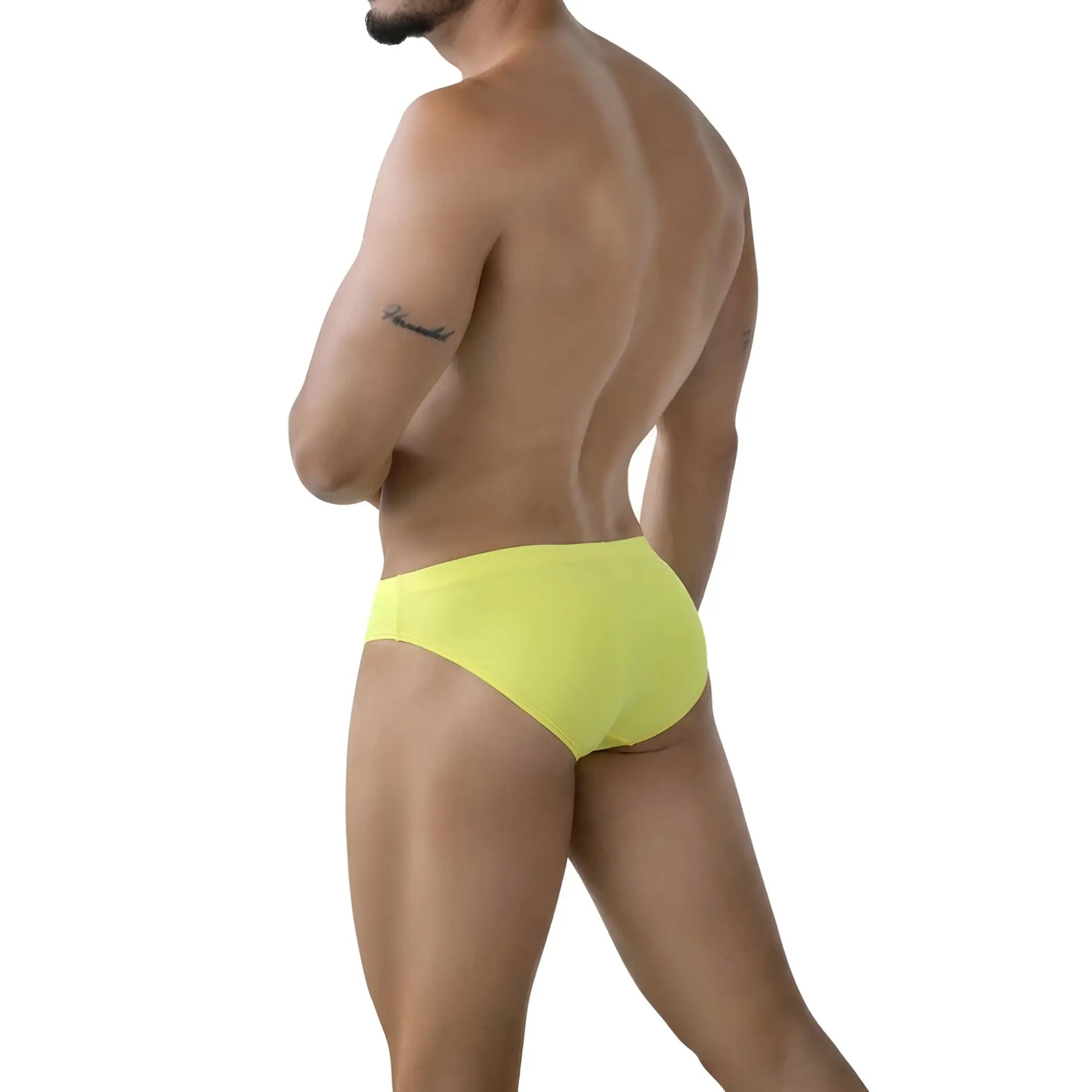 Bright yellow breathable briefs metro malewear oro bikini 5103-17 ideal for everyday comfort