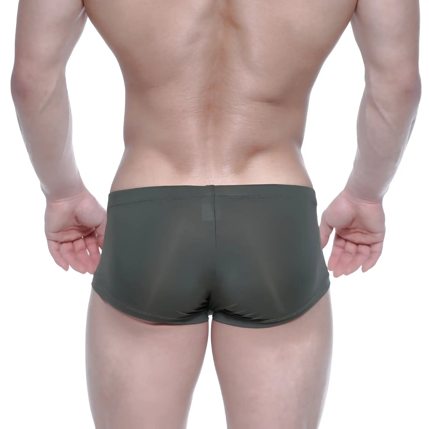 MetroMaleWear Oscar boxer khaki 2125-26 dark olive green form-fitting briefs with smooth stretchy fabric and back seam detail