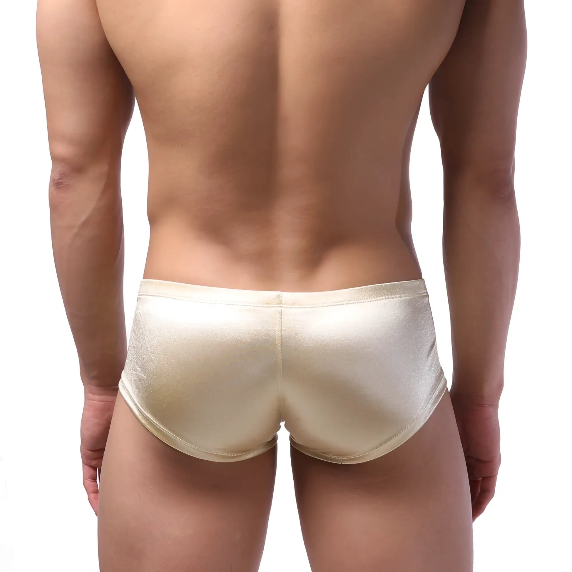 Shiny gold metallic briefs metroMalewear oscar boxer metallic gold 2125-21 with a sleek reflective finish