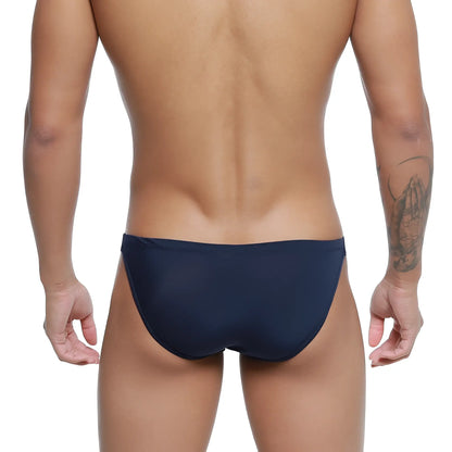 Navy blue metrohalewear paleta bikini 3604-29 swim trunks with smooth form-fitting design for comfortable swim use