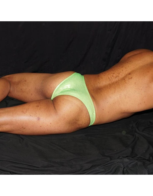 Arroyman Men's Micro Bikini Posing Suit - Fluor Green MCR018M