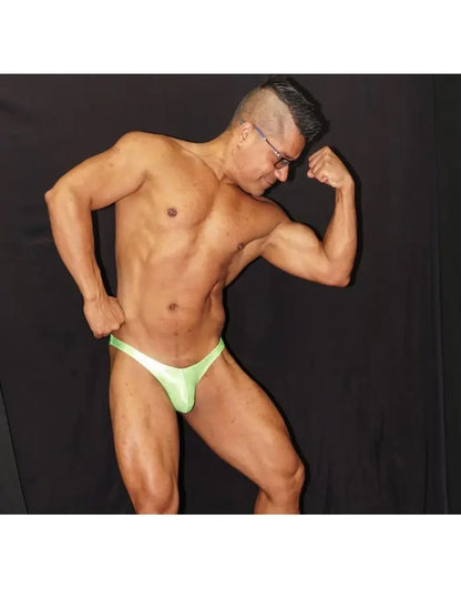 Arroyman Men's Micro Bikini Underwear Fluor Green MCR018M
