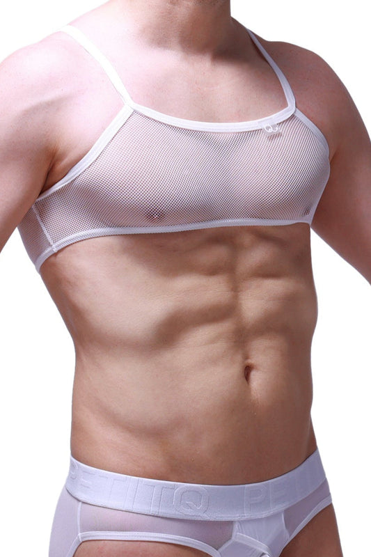 PetitQ Micro Tank Top Mesh White