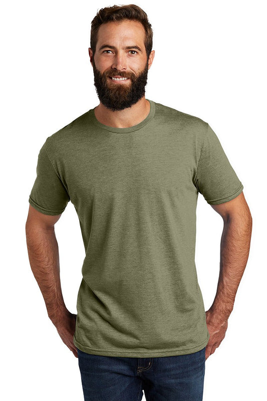 Ajaxx63 Military Green Athletic Tri-blend Barefront