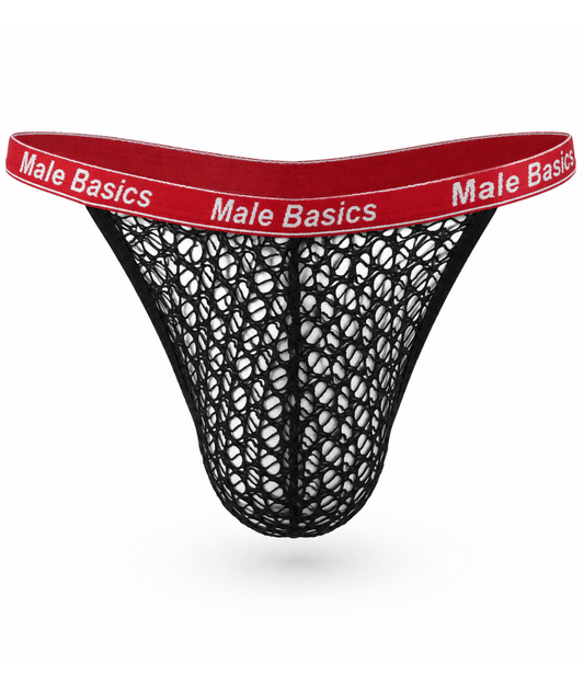 MOB MBL86 Men's Adonis Thong - Black